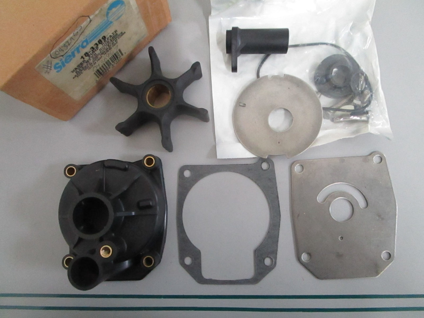 NEW 18-3389 Sierra Water Pump Repair Kit Rep: 432955 436957 438591 OMC 0820