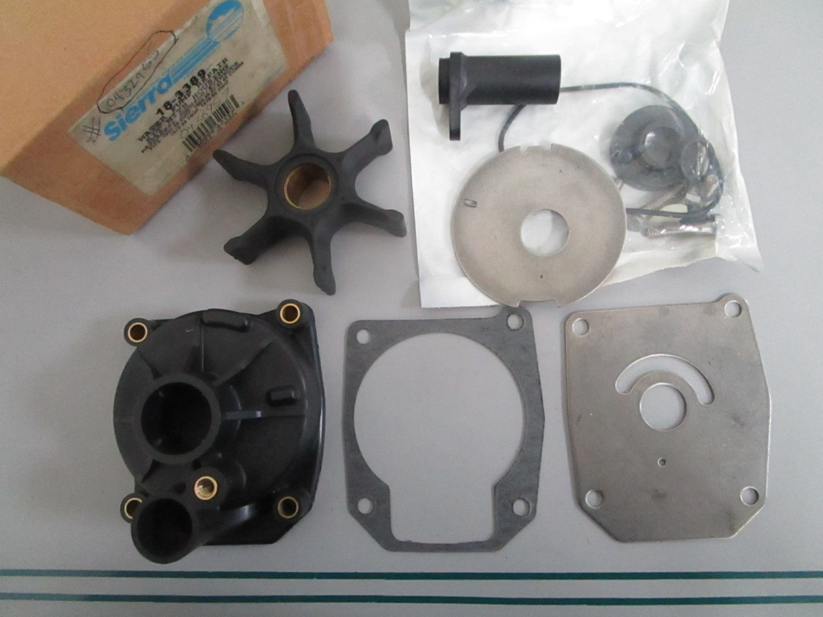 NEW 18-3389 Sierra Water Pump Repair Kit Rep: 432955 436957 438591 OMC 0820