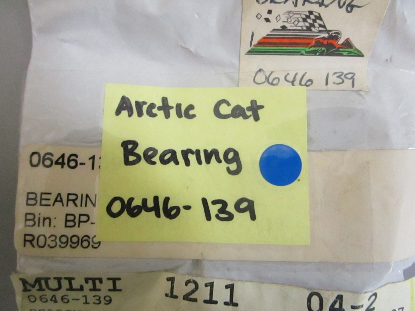 *NEW OEM* 0820 Arctic Cat Bearing 0646-139