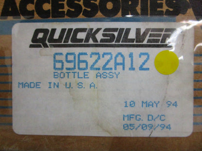 *NEW OEM* 0820 Mercury Quicksilver Bottle Assy 69622A12