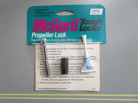 *NEW* 0810 McGard 5/16 x 18 Propeller Lock 74044