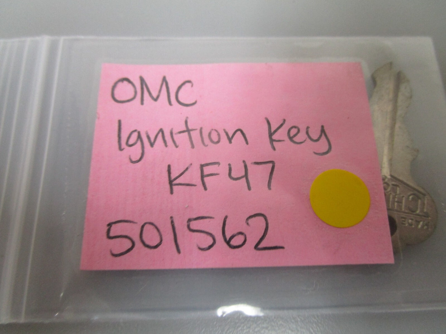 *NEW OEM* 0750 OMC Johnson Evinrude IGNITION KEY KF47  501562 0501562