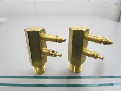 NEW (LOT OF 2) 7-0910 Marpac 1/4 NPT Brass Male Fitting 0810