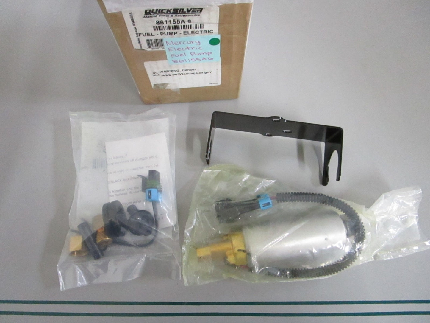 NEW OEM 861155A6 Mercury Quicksilver Electric Fuel Pump 0820
