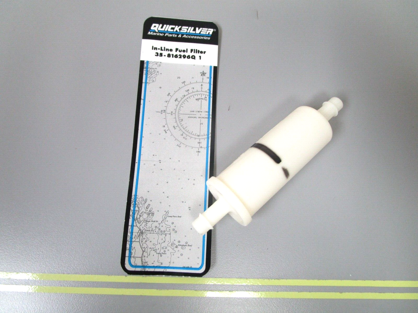 *NEW OEM* 0750 Mercury Quicksilver IN LINE FUEL FILTER 35-816296Q1