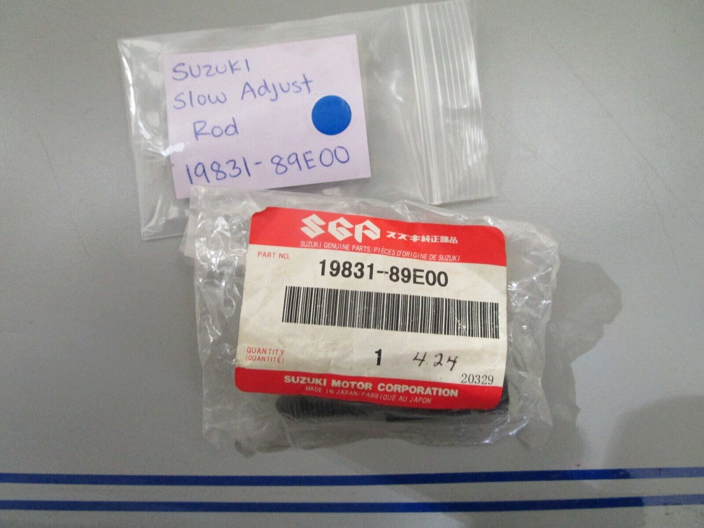 *NEW OEM* 0780 Suzuki Slow Adjust Rod 19831-89E00
