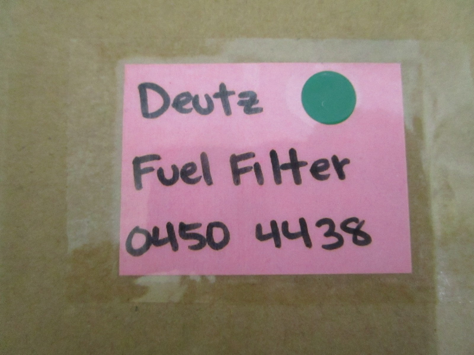 NEW OEM 0450-4438 Deutz Fuel Filter 0820