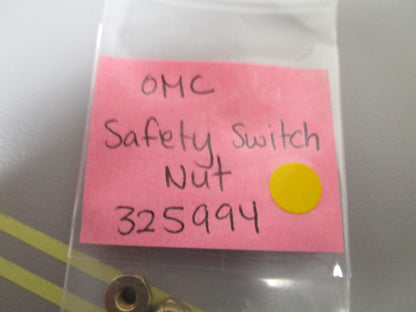*NEW OEM* 0810 OMC Johnson Evinrude Needle Safety Switch Nut 325994 0325994