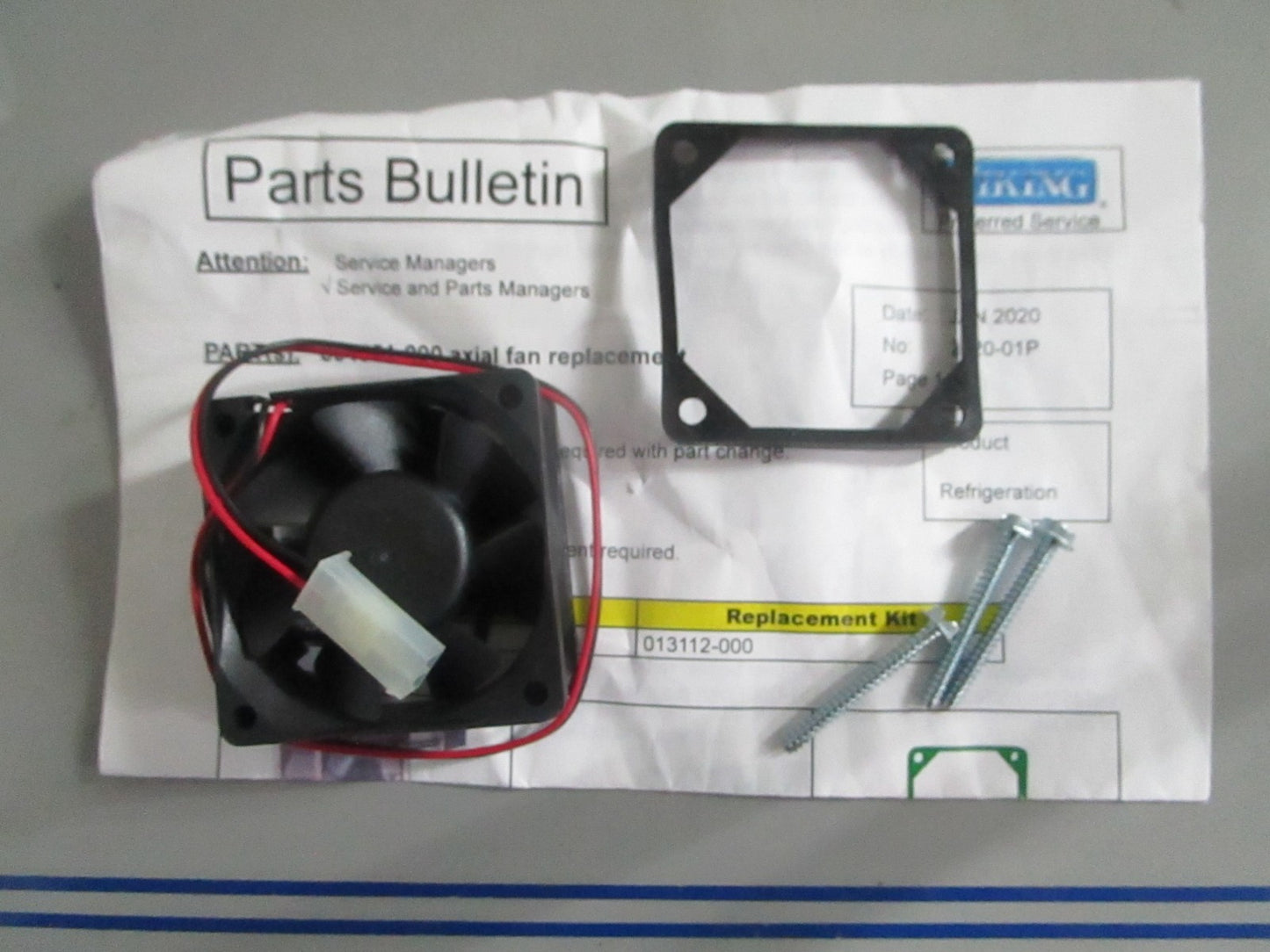 *NEW OEM* 0820 Viking Noise Reduction Fan Kit 013112-000