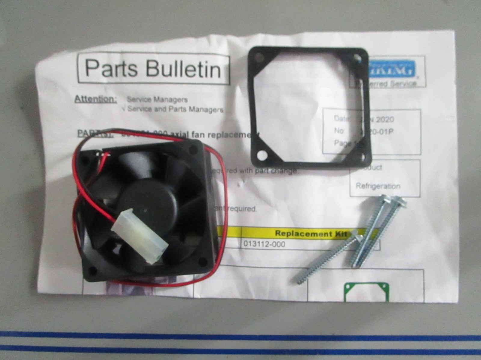 *NEW OEM* 0820 Viking Noise Reduction Fan Kit 013112-000