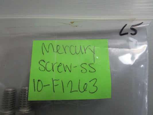 *NEW OEM* (LOT OF 5) 0810 Mercury Quicksilver Screw-SS 10-F1263