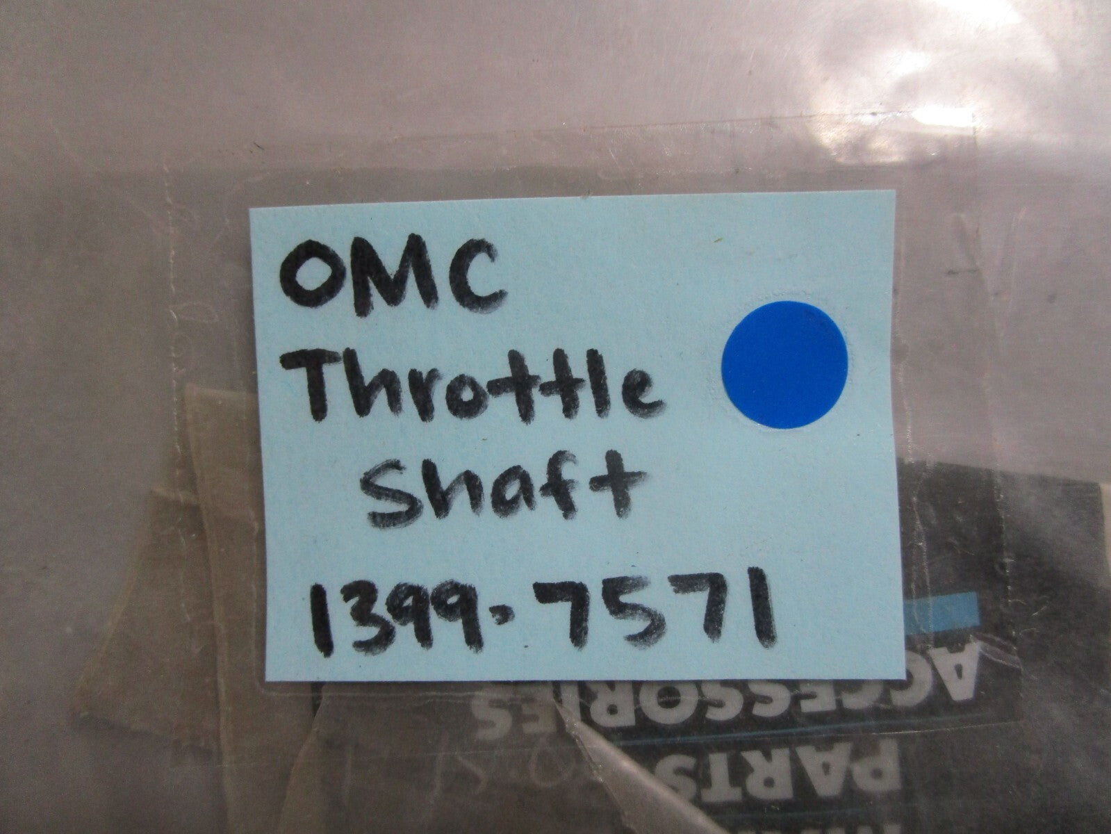 *NEW OEM* 0770 OMC Johnson Evinrude Throttle Shaft 1399-7571
