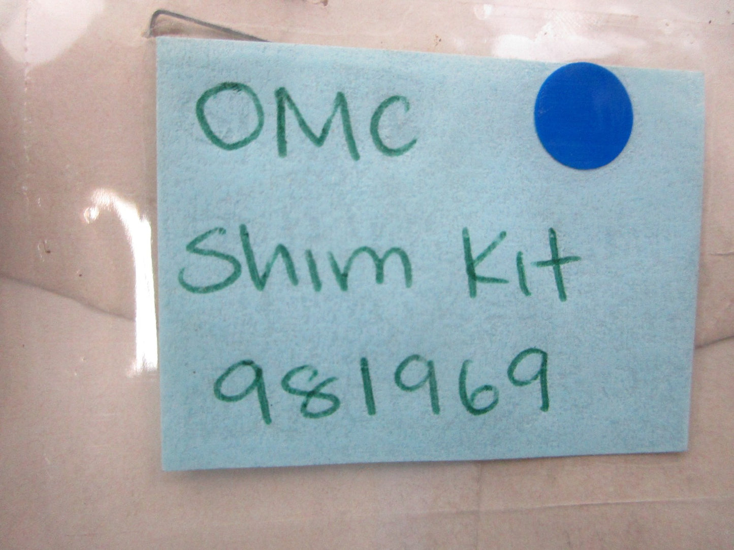 NEW OEM 981969 0981969 OMC Johnson Evinrude Shim Kit 0810
