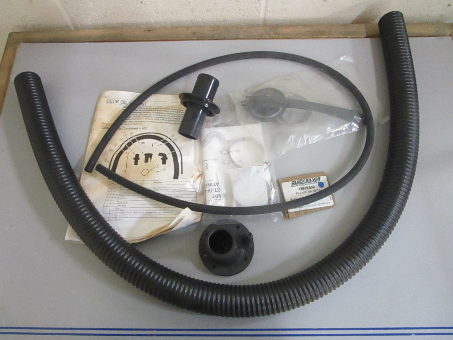 *NEW OEM* 0820 Mercury Quicksilver Oil Deck Fill Kit 15969A09