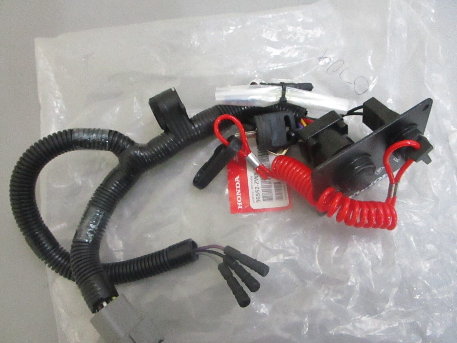 *NEW OEM* 0820 Honda Ignition Emergency Stop Switch Panel 36552-ZW9-200AH