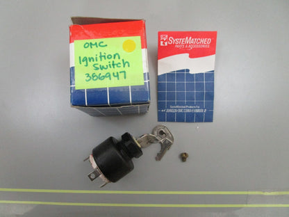 *NEW OEM* 0810 OMC Johnson Evinrude Ignition Switch 386947 0386947