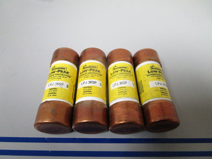 NEW OEM LPJ-30SP Bussman Low-Peak Dual Element Time Delay Class J Fuse (4) 0720