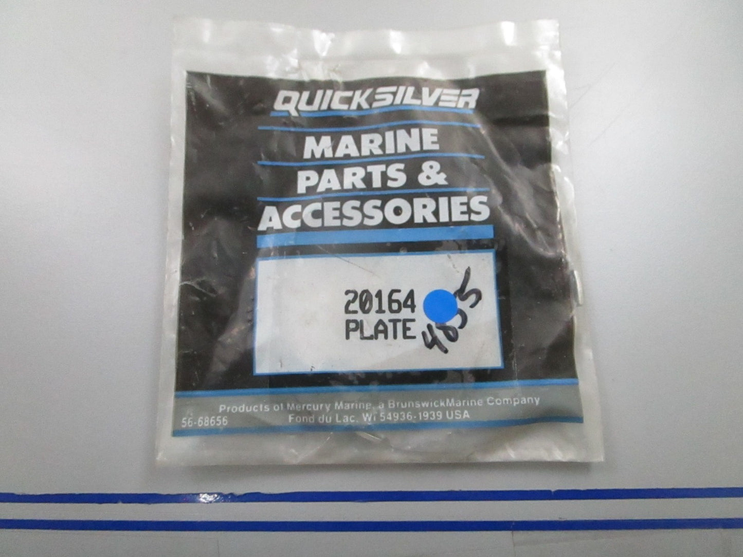 *NEW OEM* 0810 Mercury Quicksilver Plate 20164