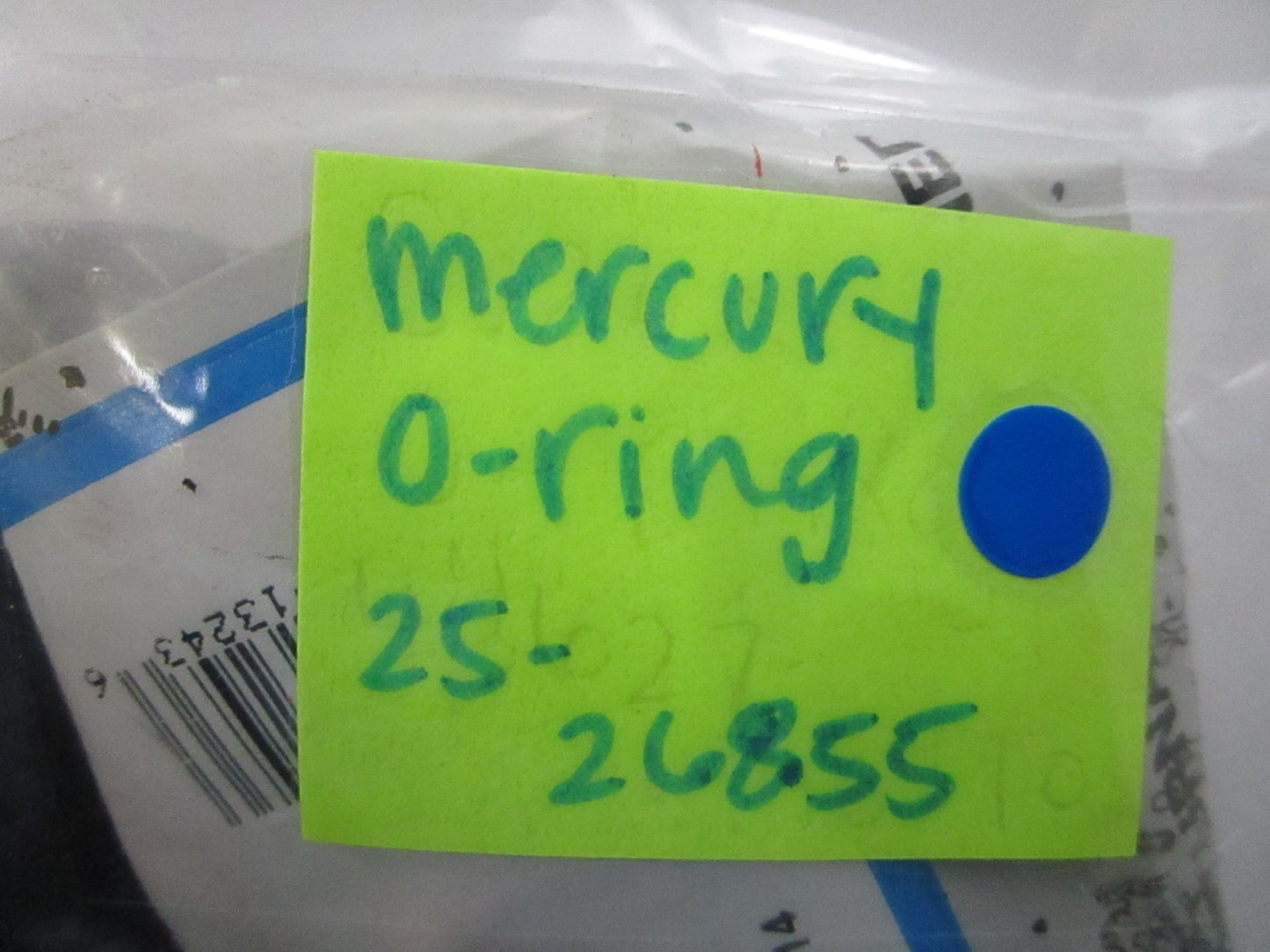 NEW OEM (LOT OF 6) 25-26855 Mercury Quicksilver O-Ring 0810