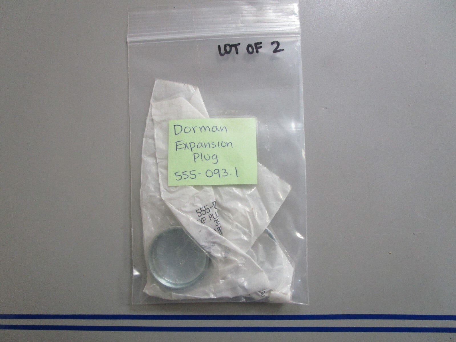 *NEW* (LOT OF 2) 0810 Dorman Expansion Plug 555-0931