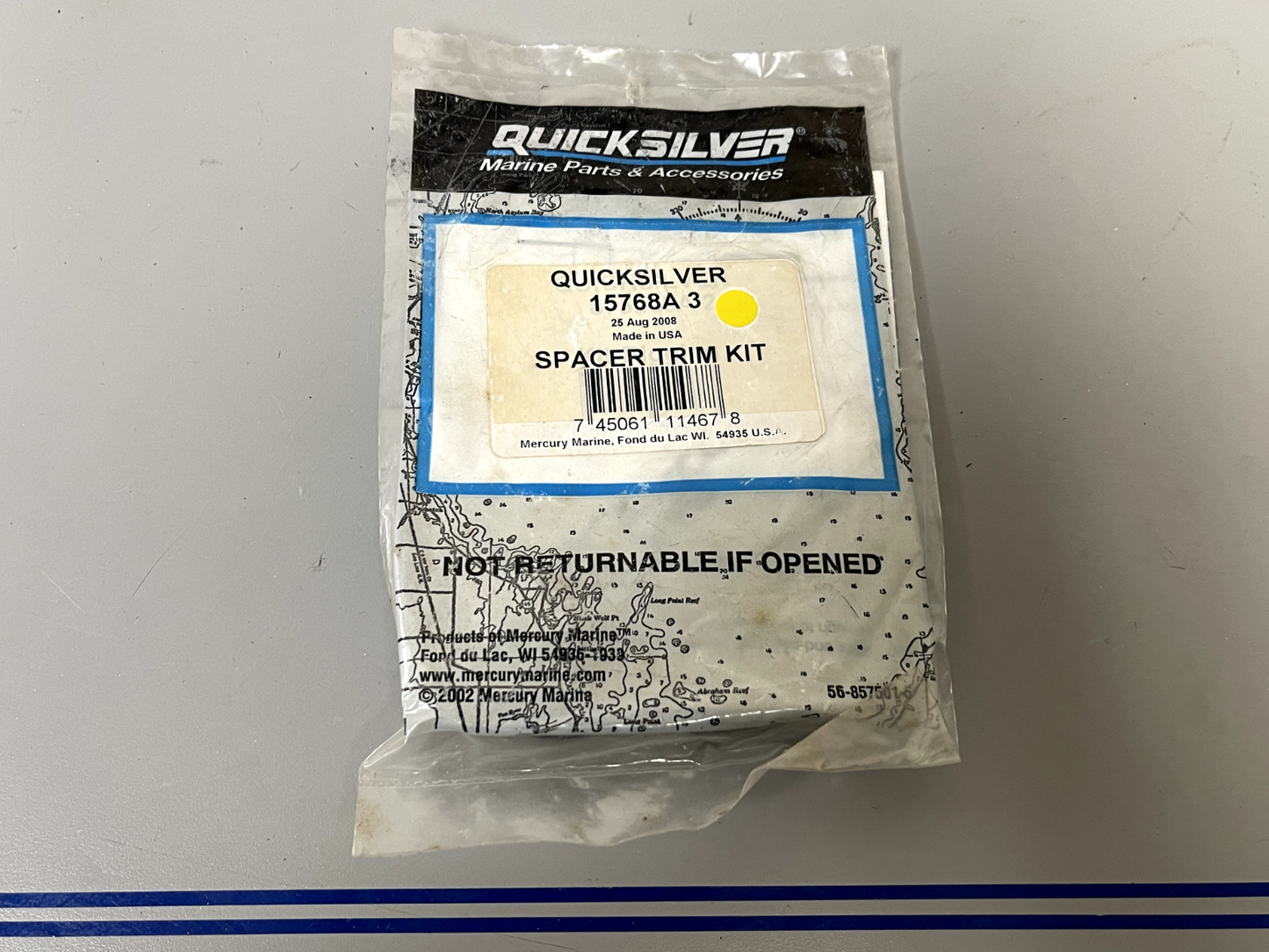 *NEW OEM* 0670 Mercury Quicksilver Trim Spacer Kit 15768A3