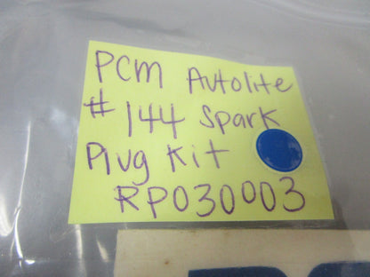 NEW OEM RP030003 Pleasure Craft Marine PCM Autolite #144 Spark Plug Set 0720