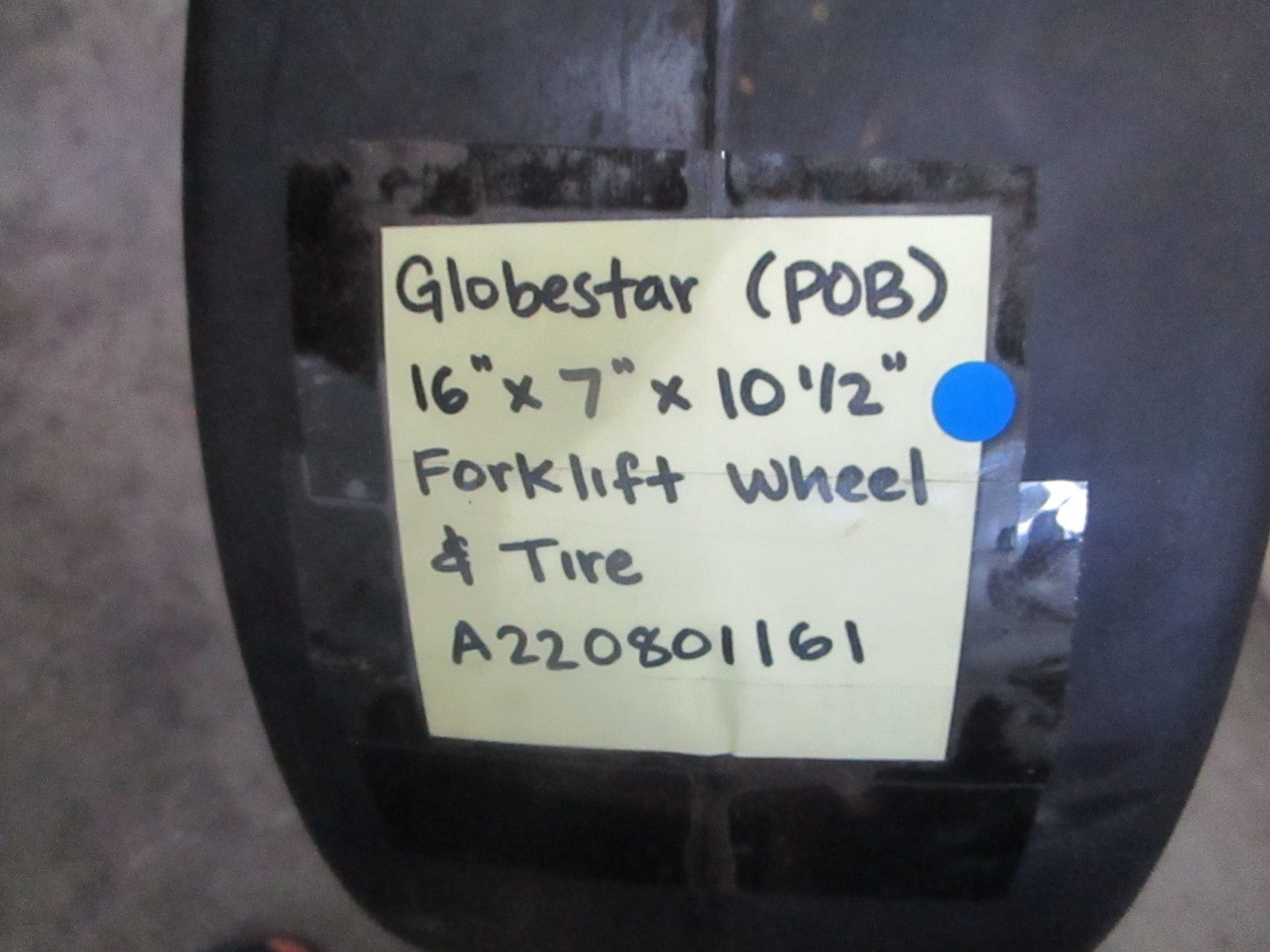 *NEW OEM* 0820 Globestar GRI (POB) 16"×7"×10½" Forklift Wheel & Tire A220801161