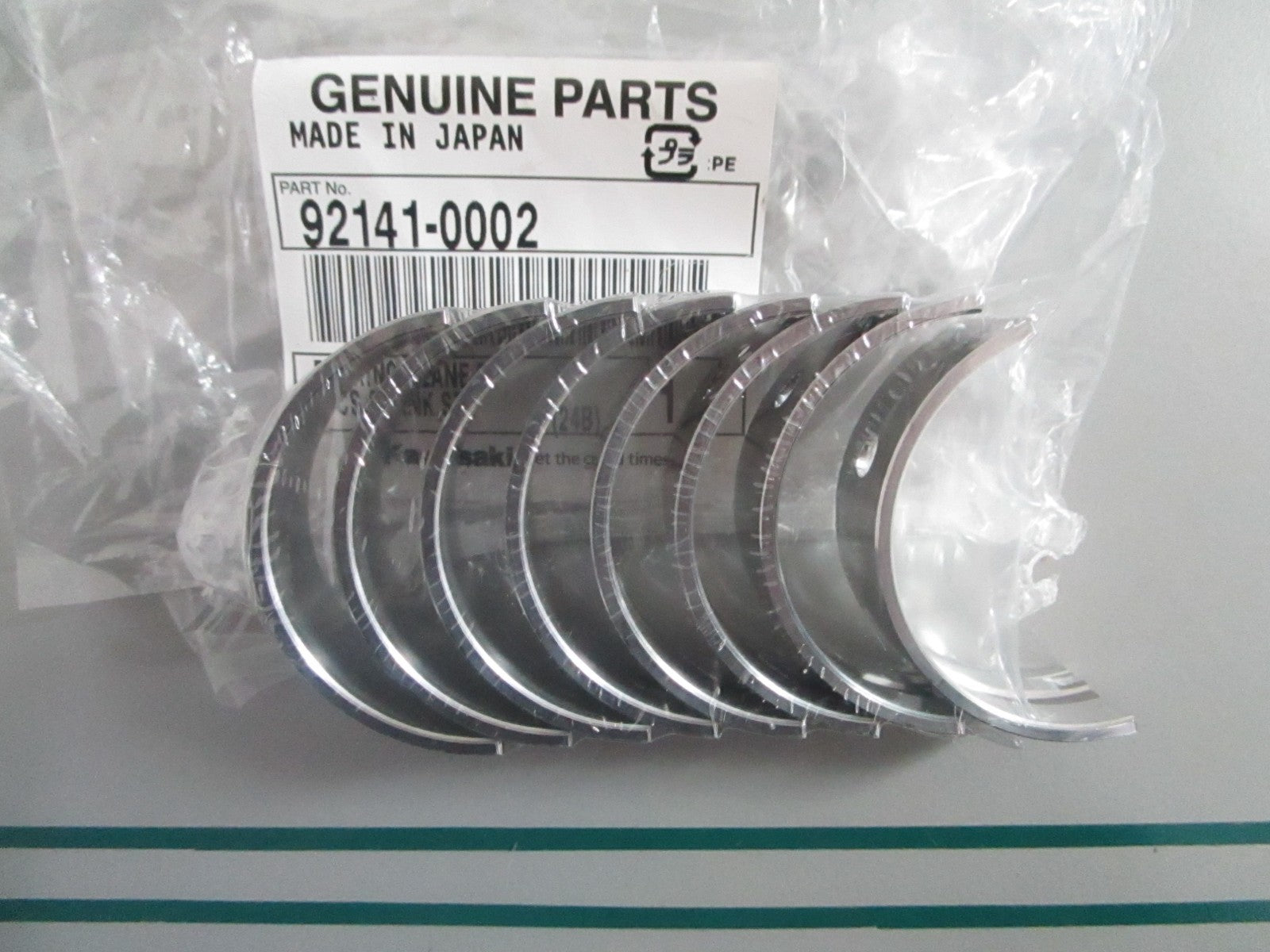 NEW OEM 92141-0002 Kawasaki 8 Bearing Set 0820