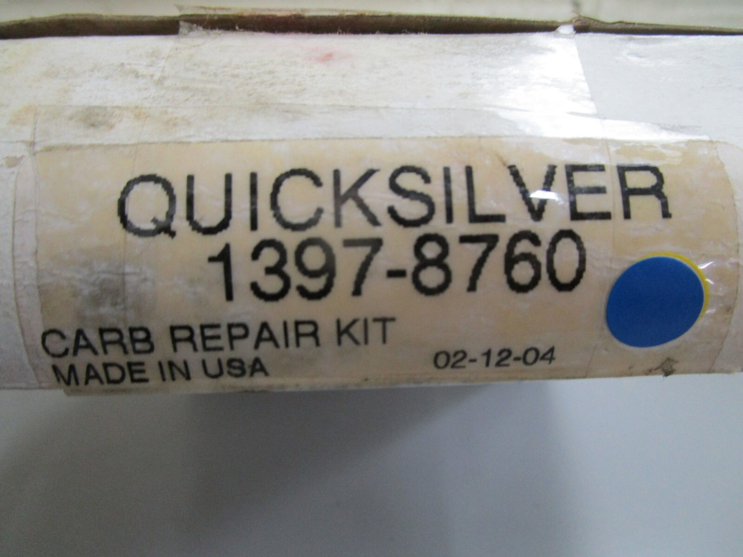 *NEW OEM* 0820 Mercury Quicksilver Carburetor Repair Kit 1397-8760
