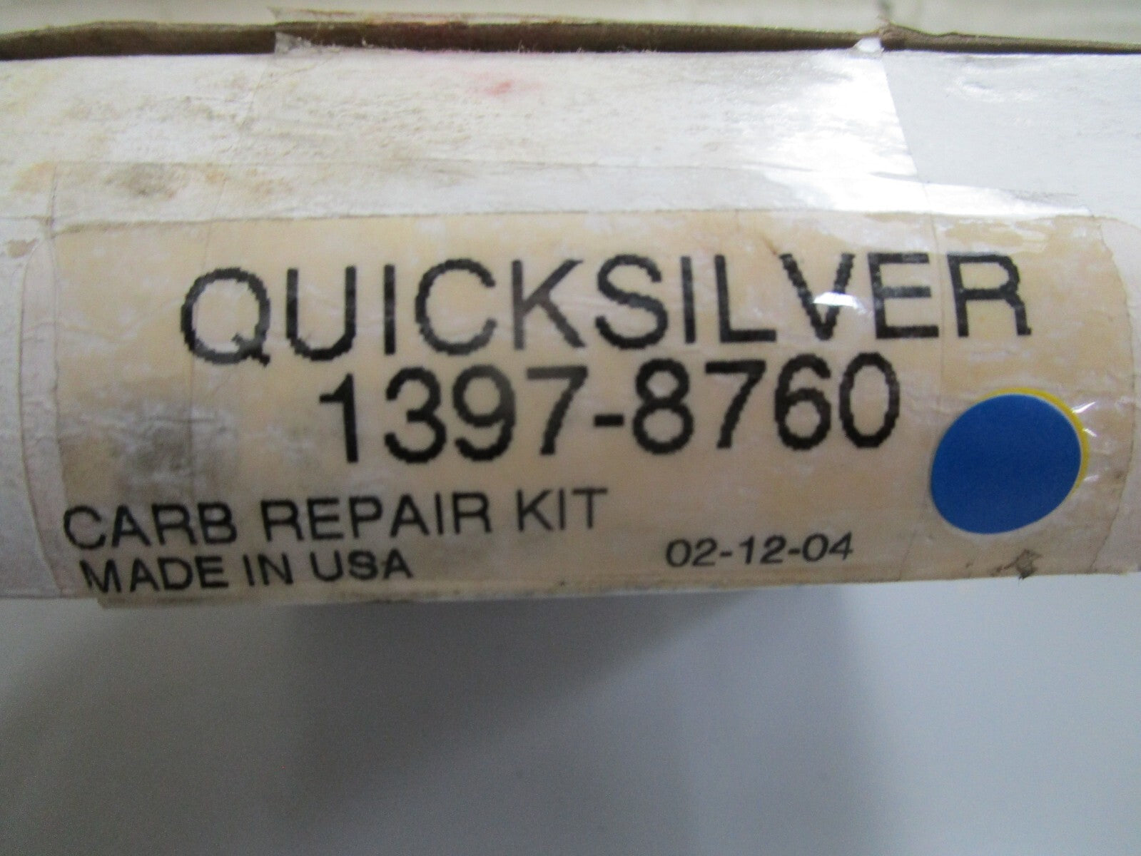 *NEW OEM* 0820 Mercury Quicksilver Carburetor Repair Kit 1397-8760