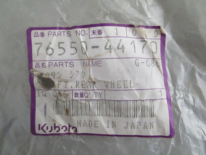 NEW OEM 76550-44170 Kubota Rear Wheel Shaft 0820