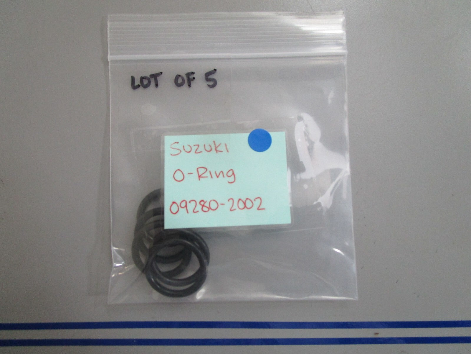 *NEW OEM* (LOT OF 5) 0770 Suzuki O-Ring 09280-2002