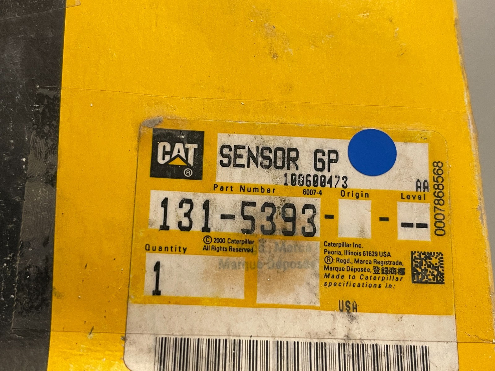 NEW OEM 131-5393 CAT Caterpillar Sensor 0720