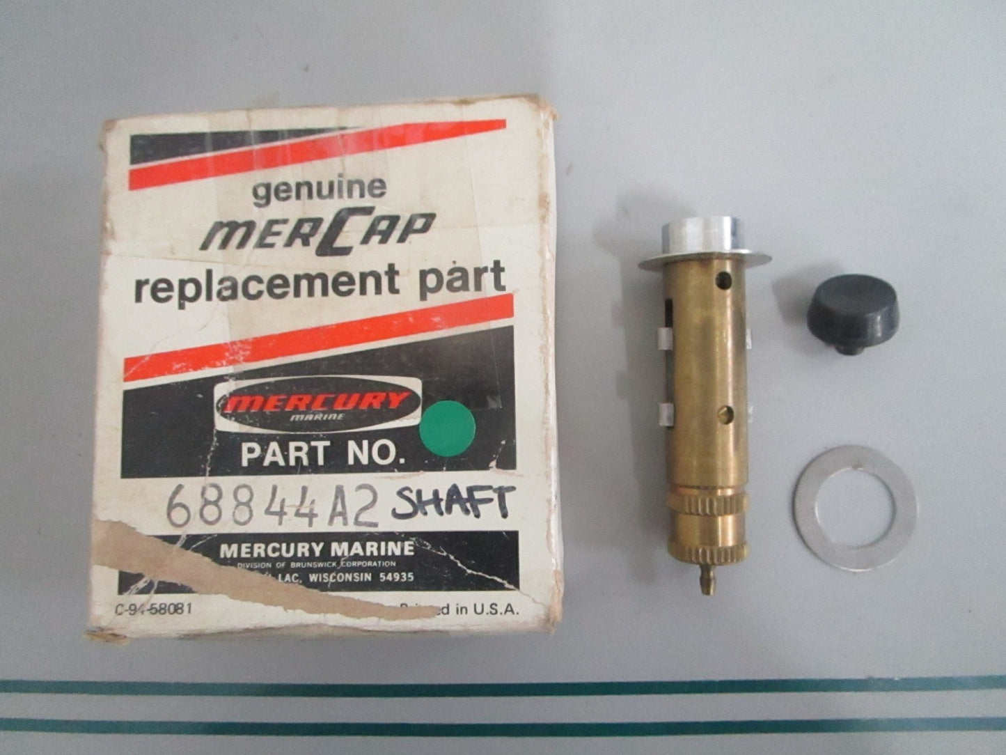 Mercury MerCap 68844A2 Shaft Outboard Marine Engine NOS Genuine NEW OEM 0820