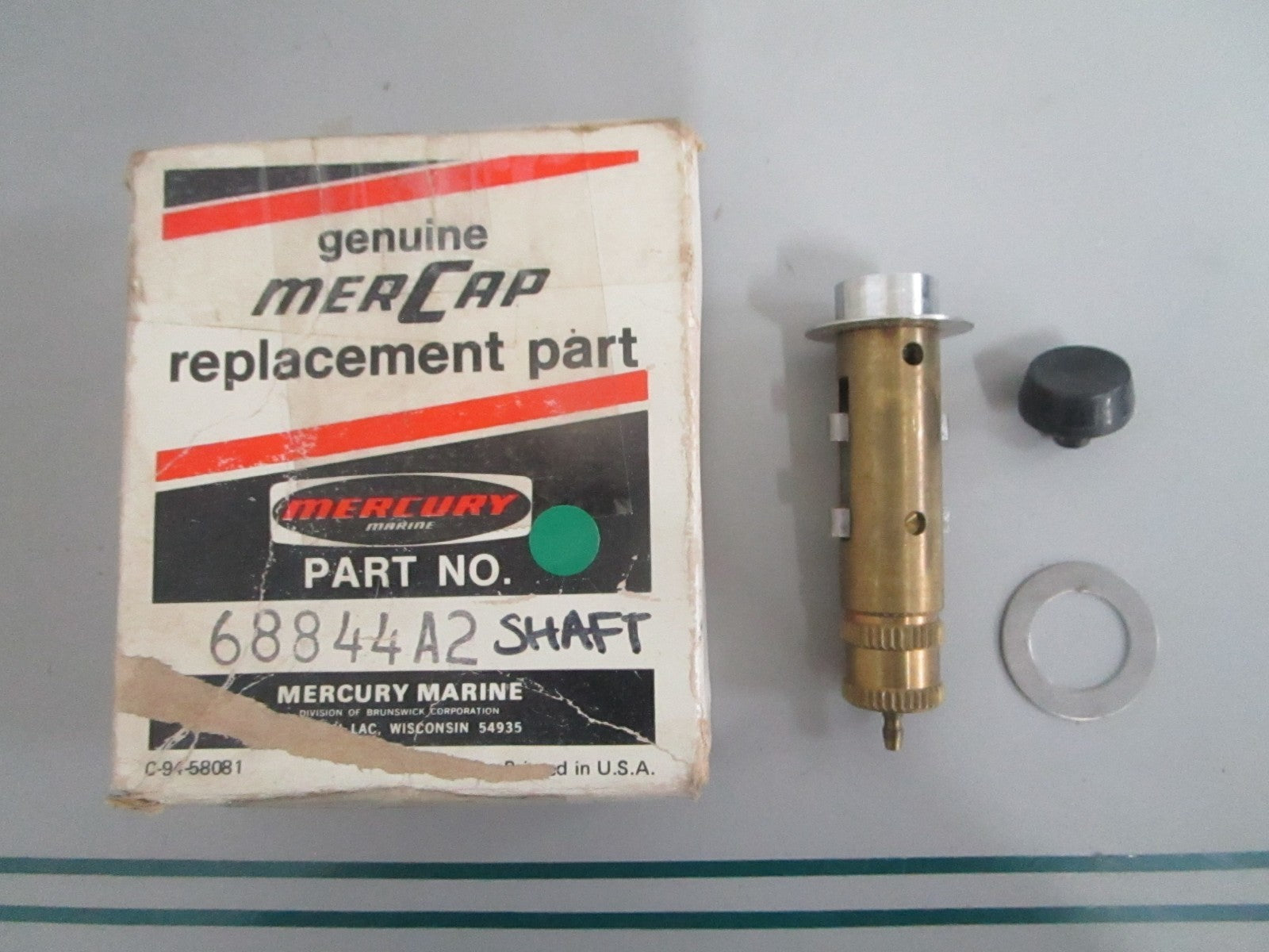 Mercury MerCap 68844A2 Shaft Outboard Marine Engine NOS Genuine NEW OEM 0820