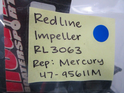 NEW RL3063 Replaces: Mercury 47-95611M Red Line Impeller 0810