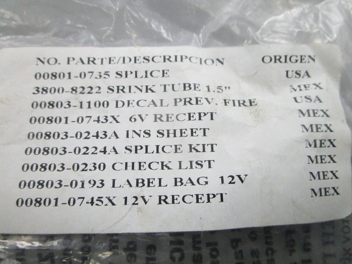 NEW OEM Power Wheels 00803-0193 12V Standard Efficiency Conversion Kit 0810