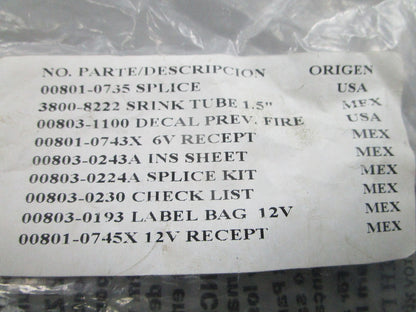 NEW OEM Power Wheels 00803-0193 12V Standard Efficiency Conversion Kit 0810