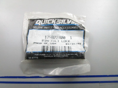 *NEW OEM* 0810 Mercury Quicksilver Tilt Lock Pin 17-8224001