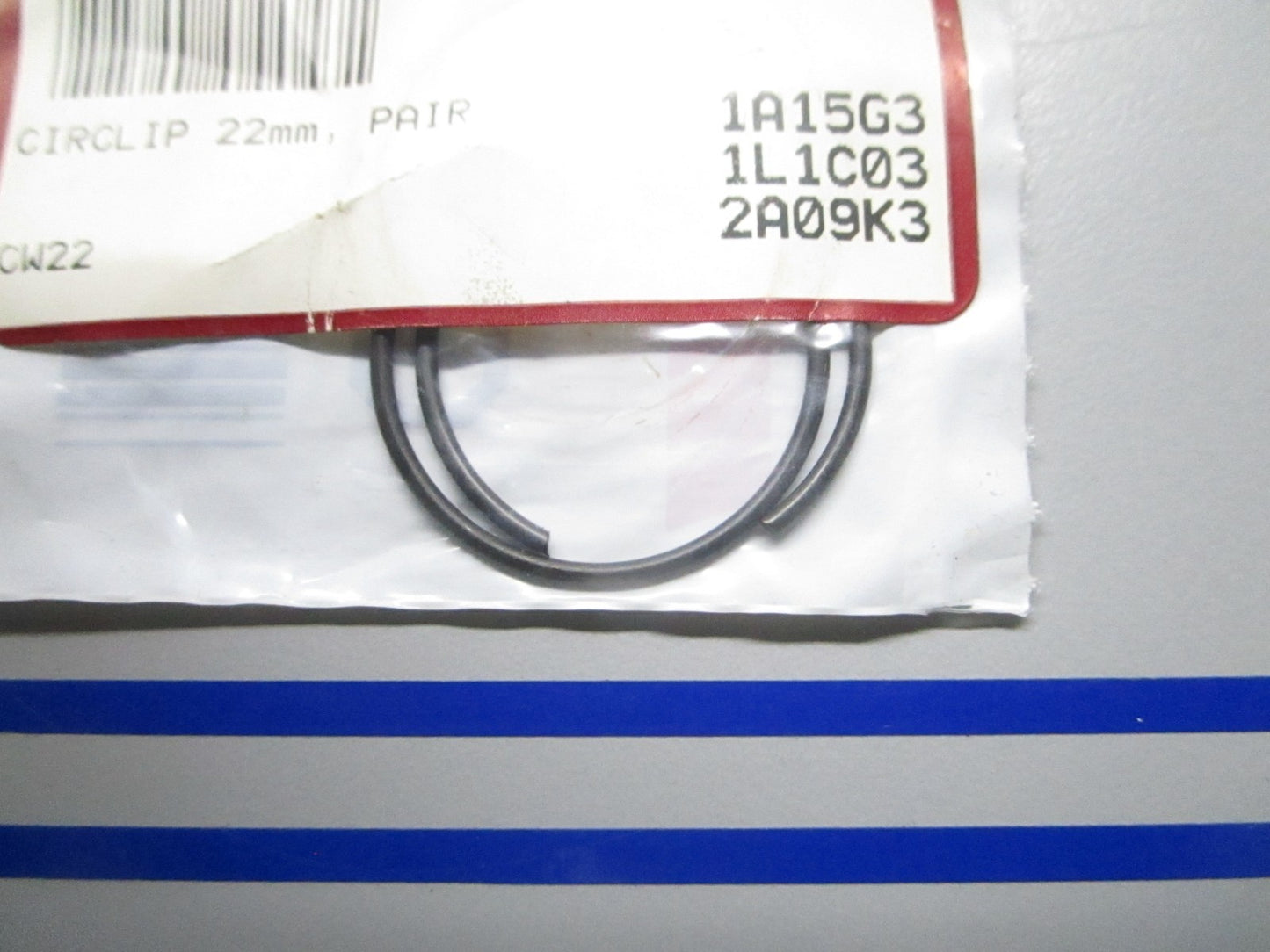 *NEW* 0810 Wiseco 22mm Circlip Pair CW22