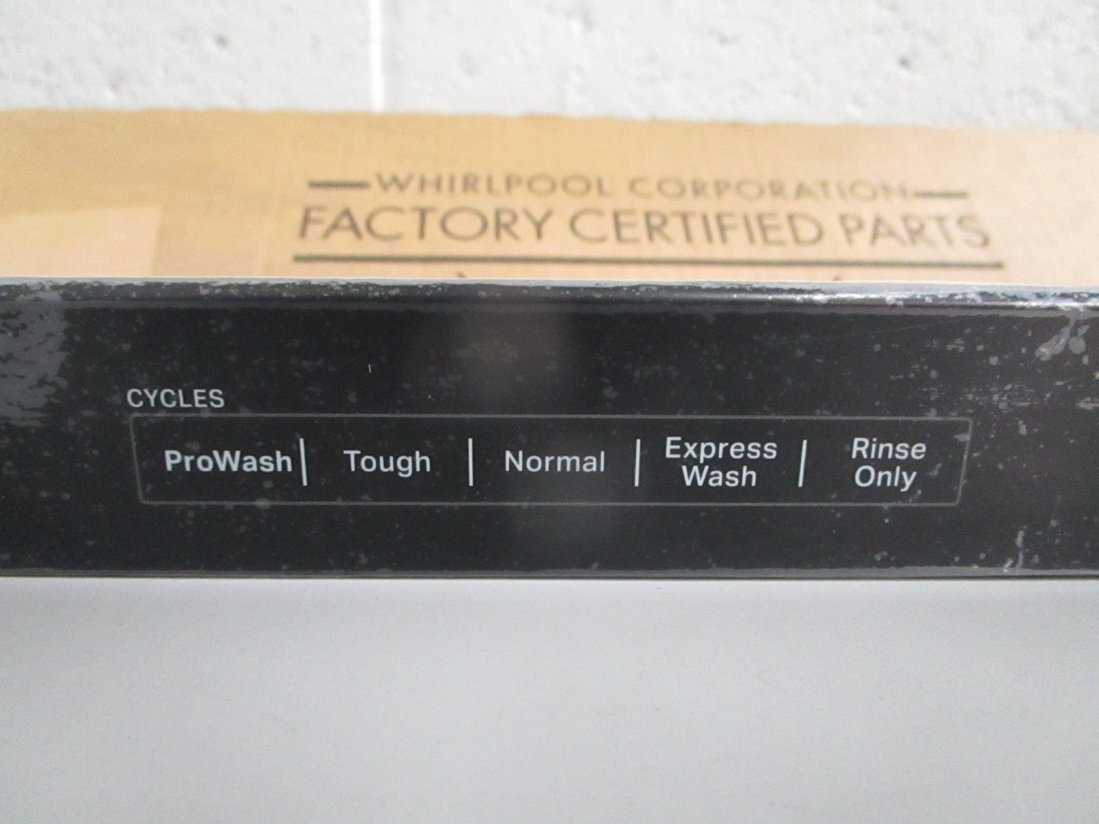 NEW OEM W11416458 Whirlpool Console 0820