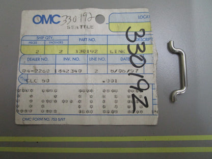 *NEW OEM* 0810 OMC Johnson Evinrude Link 330192 0330192