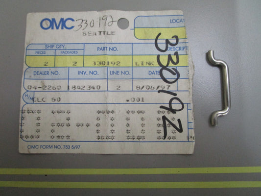 *NEW OEM* 0810 OMC Johnson Evinrude Link 330192 0330192