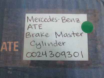 NEW OEM 0024309301 Mercedes-Benz ATE Brake Master Cylinder 0820