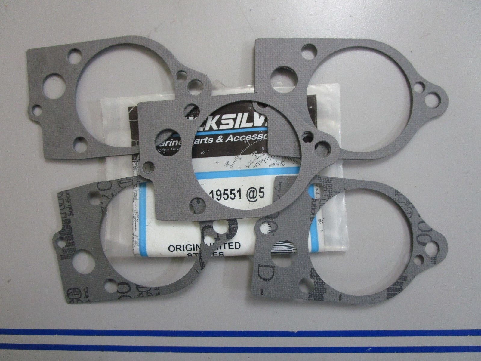 *NEW OEM* (LOT OF 5) 0770 Mercury Quicksilver Gasket 27-19551