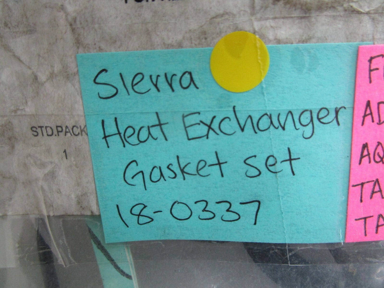 *NEW* 0820 Sierra Heat Exchanger Gasket Set 18-0337 Fits: AD40B, AQAD40A