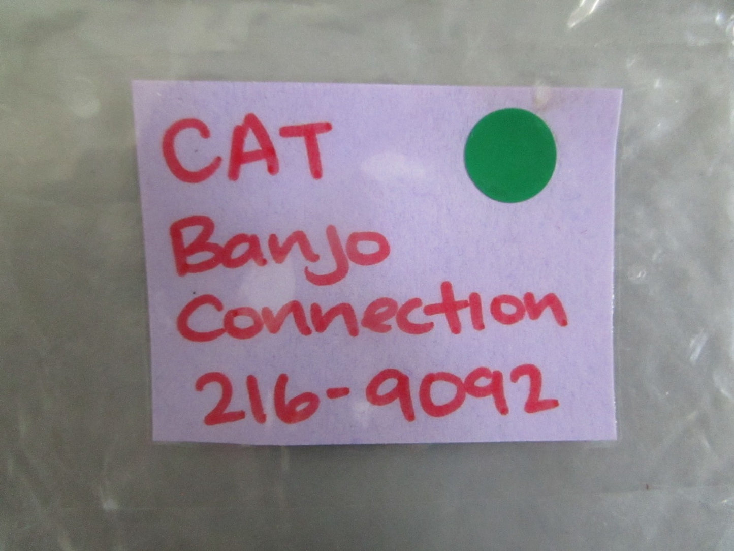 NEW OEM 216-9092 CAT Banjo Connection 0820