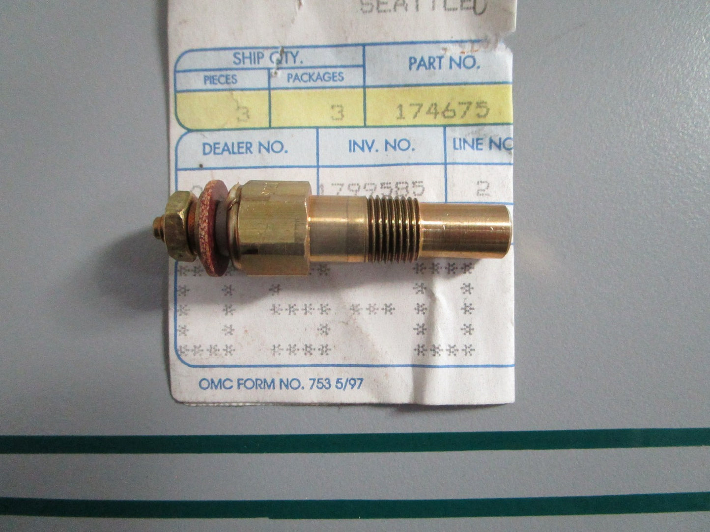 NEW OEM 174678 0174678 OMC Johnson Evinrude Sending Unit 0820
