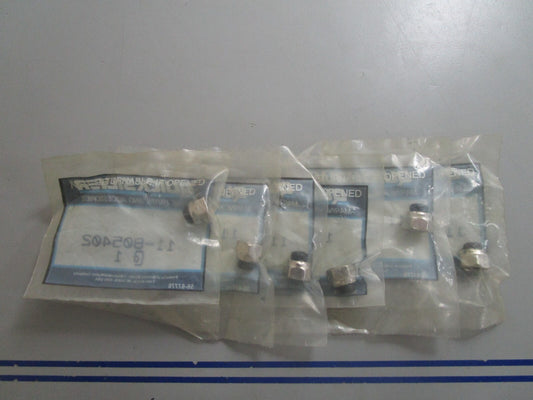 *NEW OEM* (LOT OF 6) 0810 Mercury Quicksilver Nut 11-805402