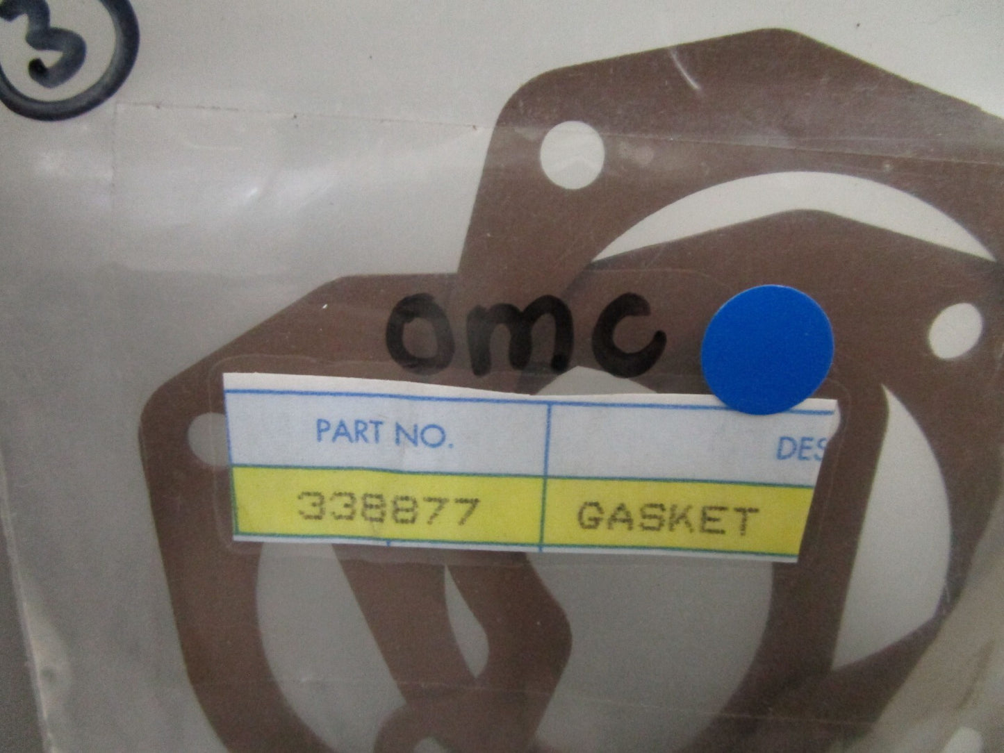 *NEW OEM* 0770 OMC Johnson Evinrude Gasket 338877 0338877